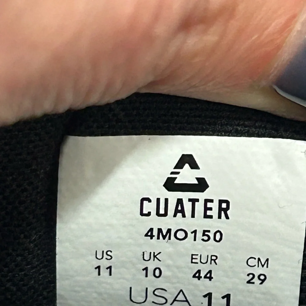 Cuater by Travis Mathew Men’s Black Kruzers‎ 2.0 Canvas Shoes Sz 11